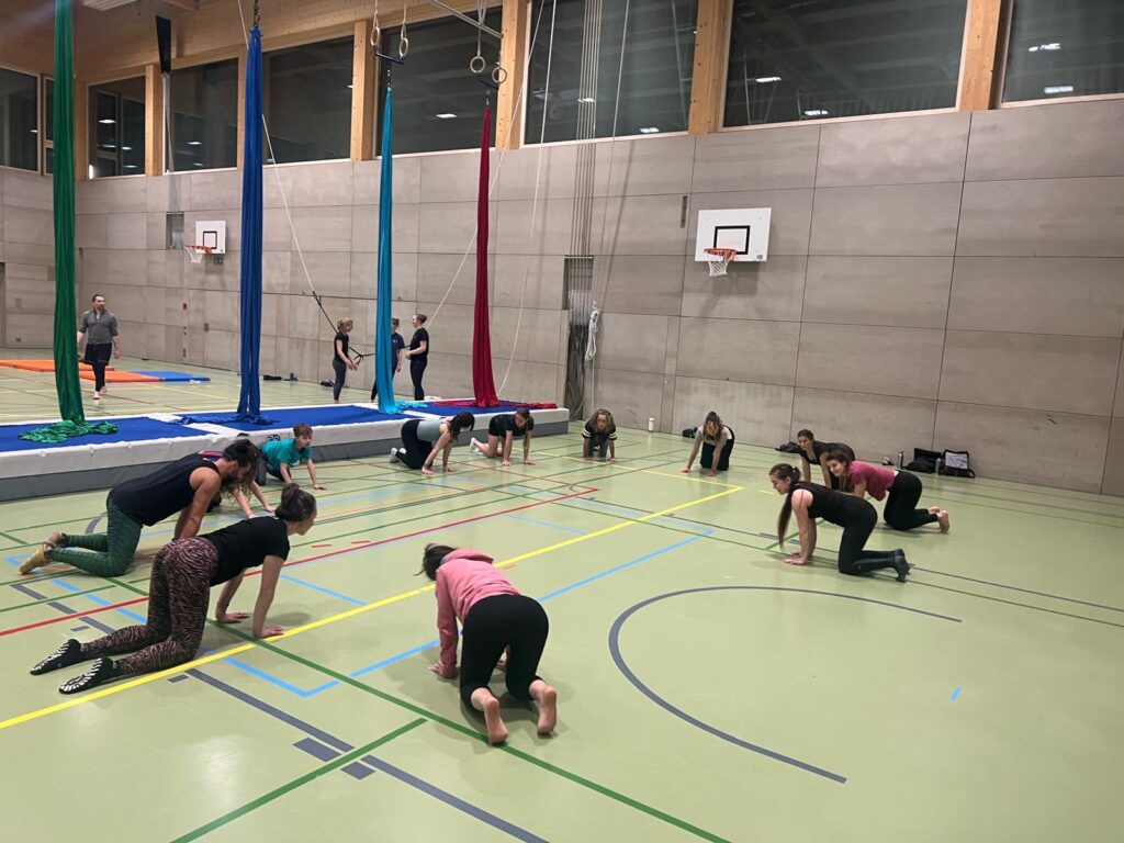 Adult Aerial Classes in Unisport Bern
