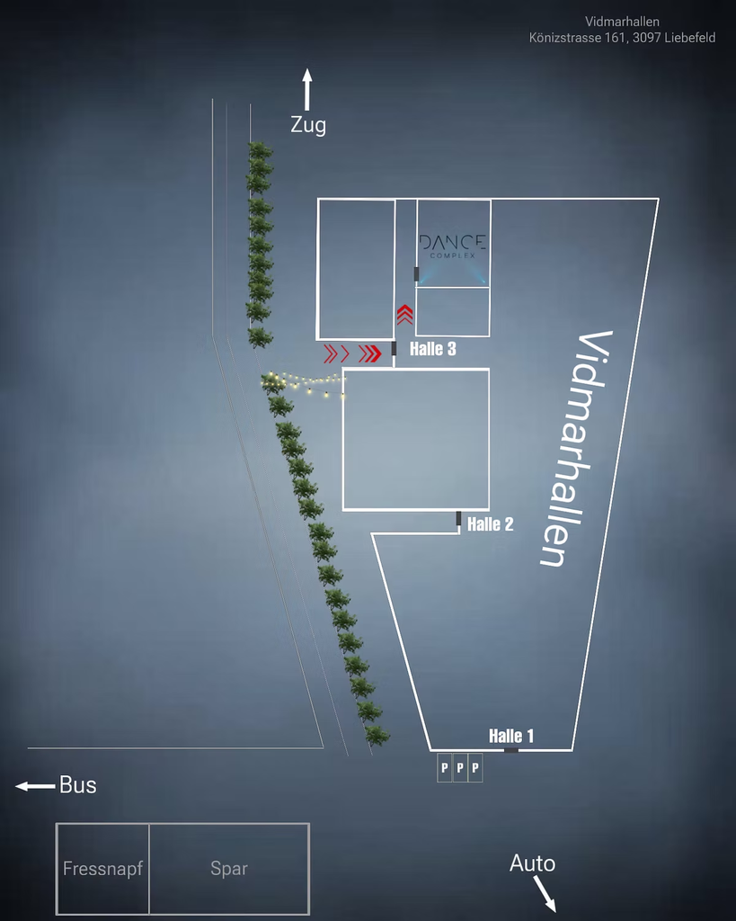 Dance Complex Map